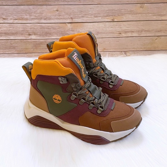 Timberland Women’s Emerald Bay Rust Hiking Sneaker Boots - Picture 1 of 8